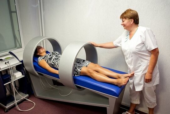 Magnetic procedures are part of physiotherapy treatment and make a course of 10 sessions